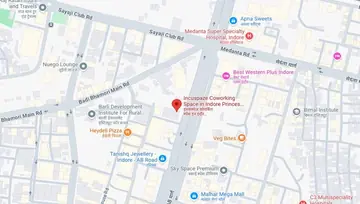 Location of Incuspaze Princess Business Skyline Co-Working space in Vijay Nagar, Indore - Image 287893