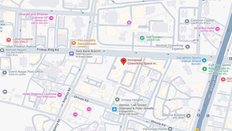 Location of Coworking Space in Incuspaze Shalimar Iridium, Gomti Nagar - Image 287948