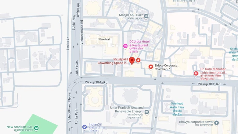 Location of Coworking Space in Incuspaze Eldeco Corporate Chambers, Gomti Nagar - Image 287962