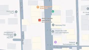 Location of BHIVE Premium HSR Sector 6 Co-Working space in HSR Layout, Bangalore - Image 288212