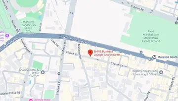 Location of BHIVE Business Lounge Church Street Co-Working space in MG Road, Bangalore - Image 288453