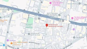 Location of BHIVE Premium Ramanashree Co-Working space in MG Road, Bangalore - Image 288559