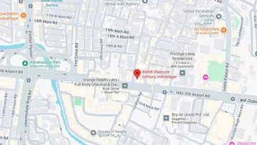 Location of BHIVE Platinum Century Co-Working space in Indiranagar, Bangalore - Image 288487