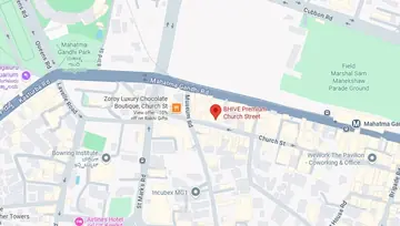 Location of BHIVE Premium CMH Road Co-Working space in Indiranagar, Bangalore - Image 288546