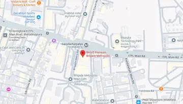 Location of BHIVE Premium Brigade Metropolis Mahadevapura Co-Working space in Whitefield, Bangalore - Image 288499