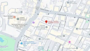 Location of iSprout Jayabheri Trendset Connect Co-Working space in Kondapur, Hyderabad - Image 288283