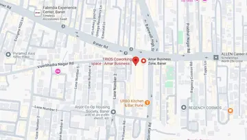 Location of Trios Amar Business Zone Co-Working space in Baner, Pune - Image 288721