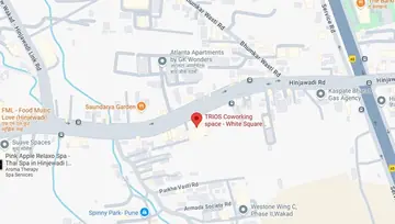 Location of Trios White Square Co-Working space in Hinjewadi, Pune - Image 288447