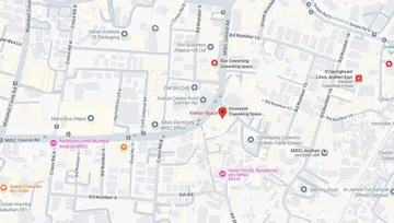 Location of Kontor Space Akruti Star Co-Working space in Andheri East, Mumbai - Image 288502