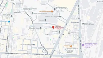 Location of Empire Business Centre Empire Complex Co-Working space in Lower Parel West, Mumbai - Image 288690