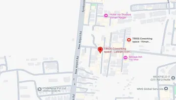 Location of Trios Lalwani Icon Co-Working space in Viman Nagar, Pune - Image 288771