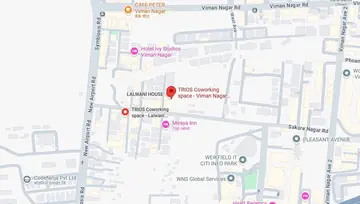 Location of Trios Lalwani House Co-Working space in Viman Nagar, Pune - Image 288834