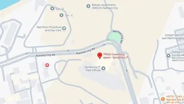 Location of Trios Symphony IT Park Co-Working space in Nanded, Pune - Image 288901