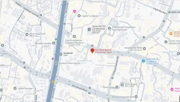 Location of Executive Spaces Chintamani Plaza Co-Working space in Andheri East, Mumbai - Image 288928