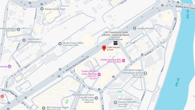 Location of Coworking Space in Table Space Trent House, BKC - Image 288931