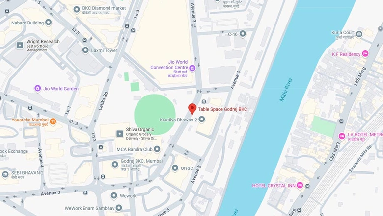 Location of Coworking Space in Table Space Godrej BKC, BKC - Image 288997