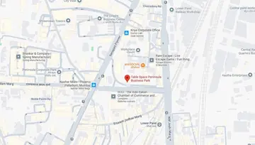 Location of Table Space Peninsula Business Park Co-Working space in Lower Parel West, Mumbai - Image 289290