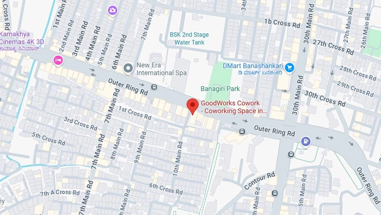 Location of Coworking Space in GoodWorks Cowork Banashankari, Banashankari - Image 289199