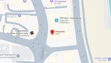Location of The Address WestBank Co-Working space in Navrangpura, Ahmedabad - Image 289139