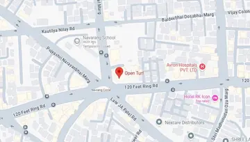 Location of Open Turf Nirav Complex Co-Working space in Navrangpura, Ahmedabad - Image 290024