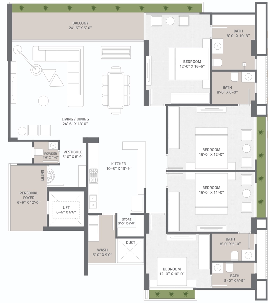 4 BHK Flat in Saar Saayam in Shilaj, Ahmedabad - Image 904038