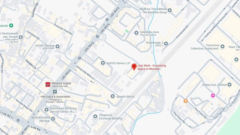 Location of Coworking Space in Lets Work Raheja Plaza, Ghatkopar West - Image 289353