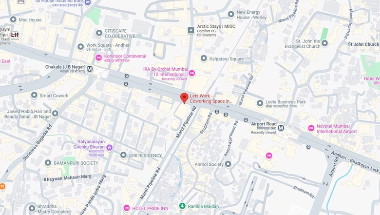Location of Coworking Space in Lets Work VKG Corporate Centre, Andheri East - Image 289362
