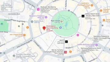 Location of Workingdom Plus Co-Working space in Connaught Place, New Delhi - Image 289427