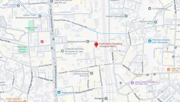 Location of Toutle Space Corporate Arena Co-Working space in Goregaon West, Mumbai - Image 289693