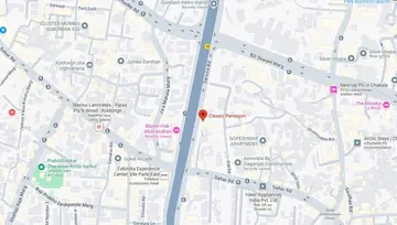 Location of 603 The Coworking Space Pentagon Classic Co-Working space in Andheri East, Mumbai - Image 289768