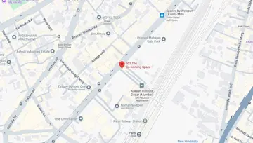 Location of 603 The Coworking Space Sunshine Tower Co-Working space in Dadar West, Mumbai - Image 289821