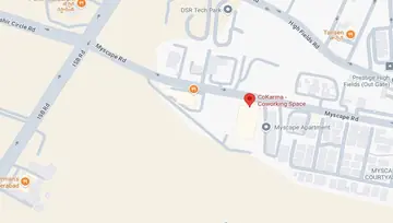 Location of CoKarma Myscape Weave Co-Working space in Financial District, Hyderabad - Image 290055