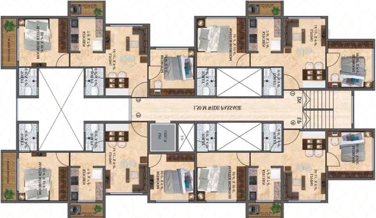 Floor Plan of FIA Enigma in Palghar, Palghar - Image 19981
