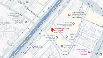 Location of CorporatEdge Cyber Hub Co-Working space in DLF Cyber City, Gurgaon - Image 290090