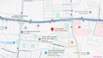 Location of CorporatEdge World Trade Center Co-Working space in Nauroji Nagar, New Delhi - Image 290124
