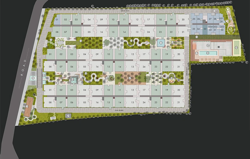 Master Plan of Sekhar Oakwoods in Belathur, Bangalore - Image 290188