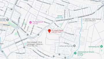 Location of CorporatEdge ITC Greens Co-Working space in Banaswadi, Bangalore - Image 290155
