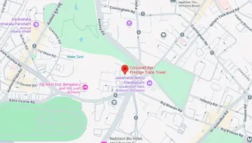 Location of CorporatEdge Prestige Trade Tower Co-Working space in Sampangiram Nagar, Bangalore - Image 290175