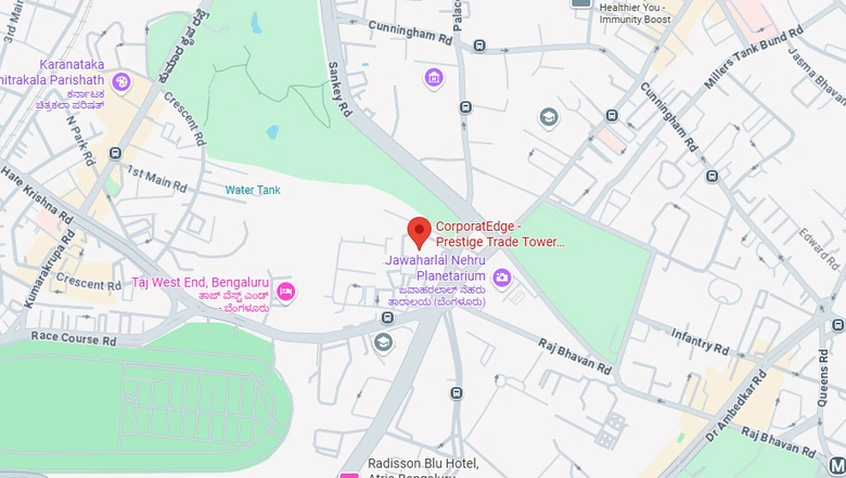 Location of Coworking Space in CorporatEdge Prestige Trade Tower, Sampangiram Nagar - Image 290175