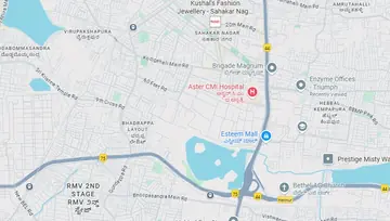 Location of Enzyme BCIT Co-Working space in Thanisandra, Bangalore - Image 290230