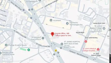 Location of Enzyme MB Office Co-Working space in Koramangala, Bangalore - Image 290329