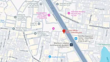 Location of Enzyme NPR Office Co-Working space in Hosur Road, Bangalore - Image 290404