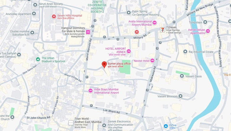 Location of Coworking Space in Work Square Sumer Plaza, Andheri East - Image 290465