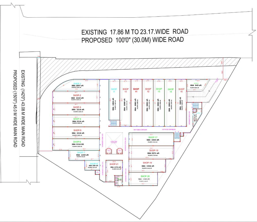 Master Plan of Fairmount Fortune One in Sanath Nagar, Hyderabad - Image 290519