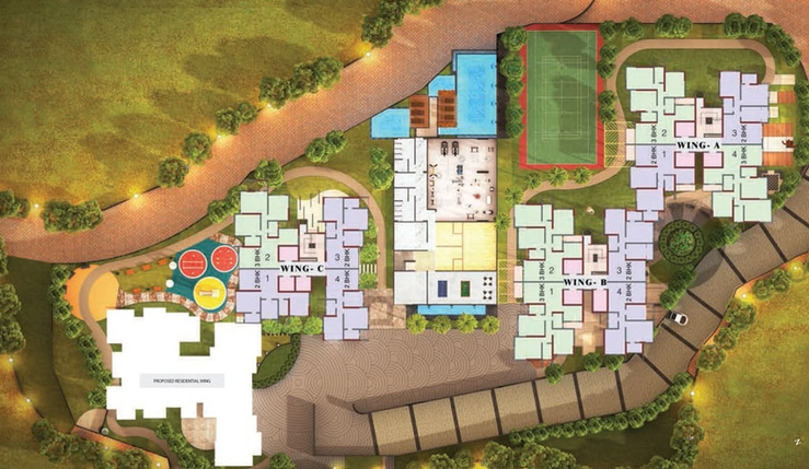 Master Plan of Ekta Lake Riviera in Powai, Mumbai - Image 93545