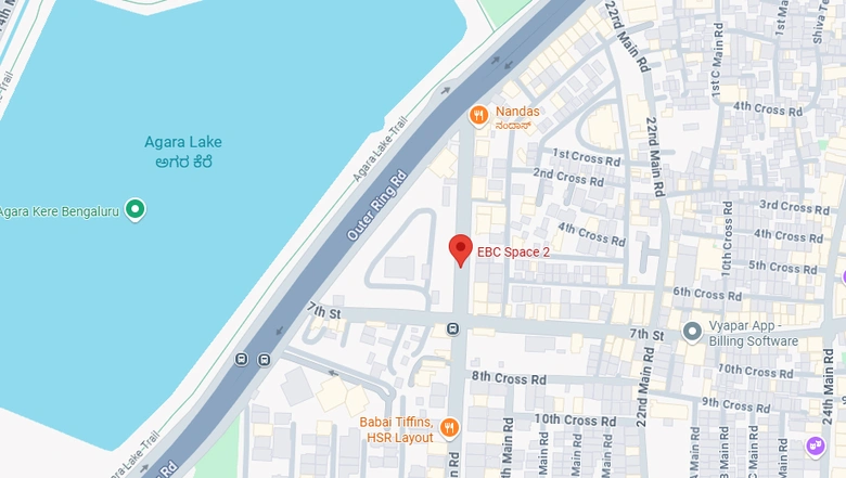 Location of Coworking Space in Ebc Space 2, HSR Layout - Image 290720