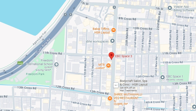 Location of Coworking Space in Ebc Space 3, HSR Layout - Image 290747