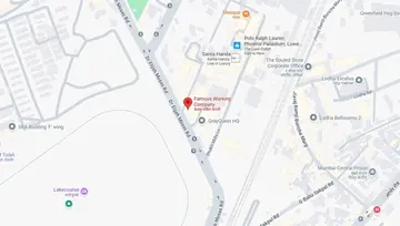 Location of Famous Working Company - Famous Studios Co-Working space in Mahalaxmi, Mumbai - Image 290805