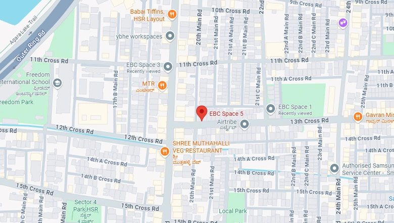 Location of Coworking Space in Ebc Space 5, HSR Layout - Image 290927