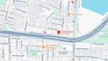 Location of Workshaala Delta Co-Working space in HSR Layout, Bangalore - Image 290953